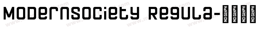 ModernSociety Regula字体转换